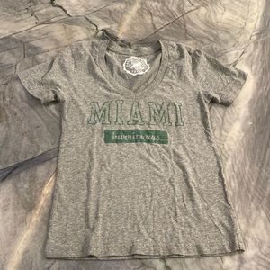University of Miami V-Neck T-Shirt